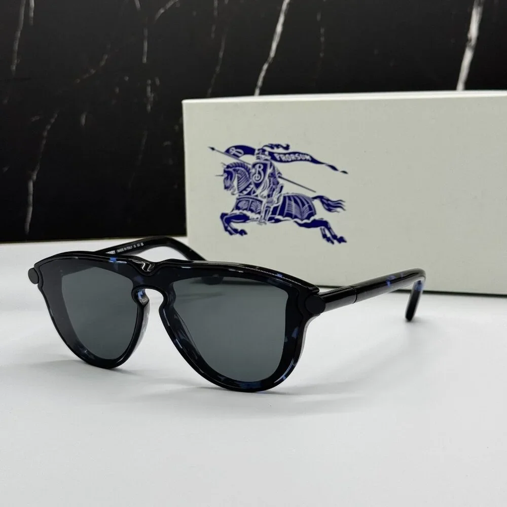 NEW BURBERRY BE4427 4111/87 UNISEX HAVANA BLUE SUNGLASSES BURBERRY BE4427 411187